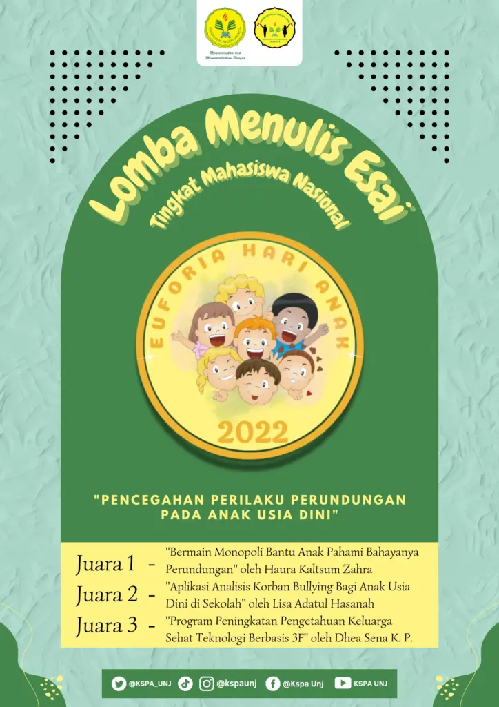 Poster Juara Esai Lomba EHA 2022